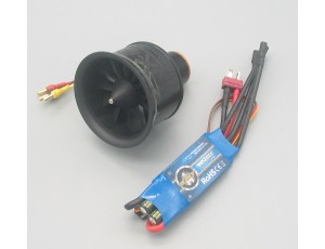 QX-Motor 50mm 12 Blade 3300Kv EDF Power Combo For 4S QX-Motor 50mm 12 Blade 3300Kv EDF Power Combo For 4S